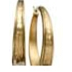 Lauren by Ralph Lauren Hammered Gold Hoop Earrings